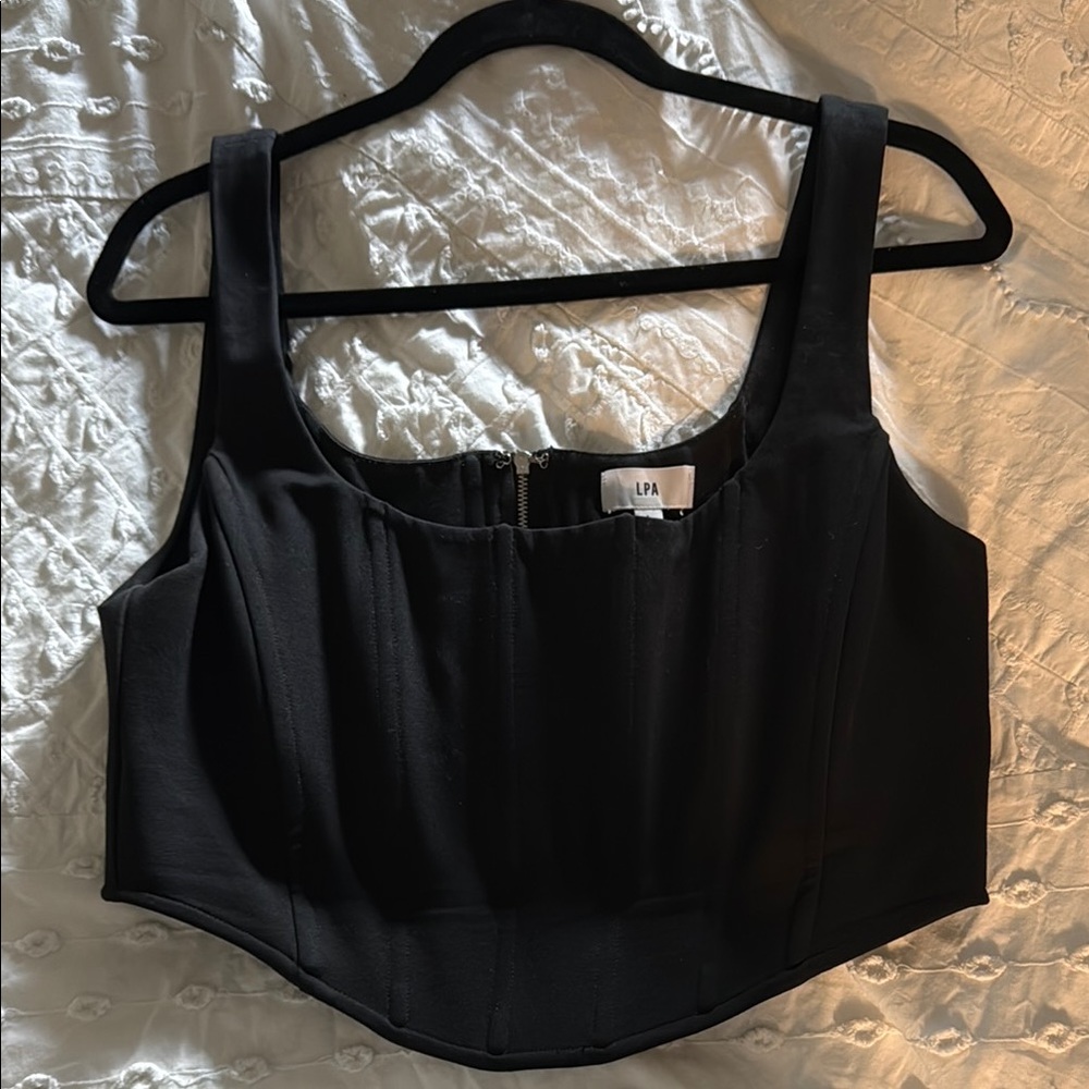 LPA Black Corset Top